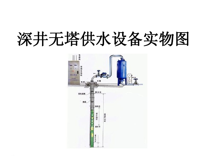 亳州谯城区井泵无塔式供水设备